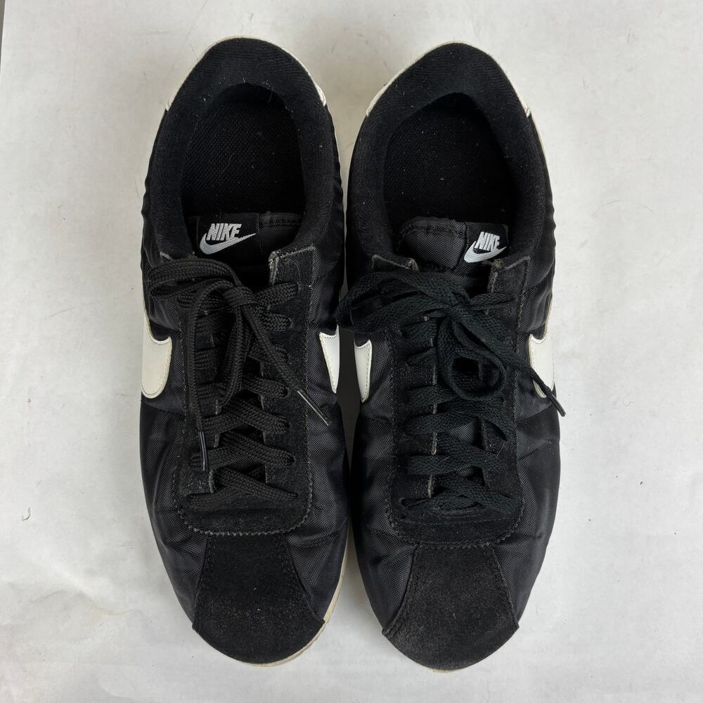 Nike Cortez Basic Nylon Black White Sneakers Shoe… - image 6